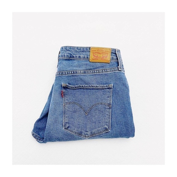 Levi's 721 High Rise Skinny Medium Wash Denim Jeans 32 - Picture 1 of 8